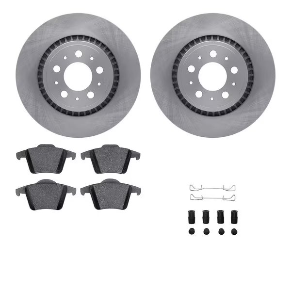 6512-27274, Rotors with 5000 Advanced Brake Pads includes Hardware, Dynamic Friction Co, Mfr#: 6512-27274